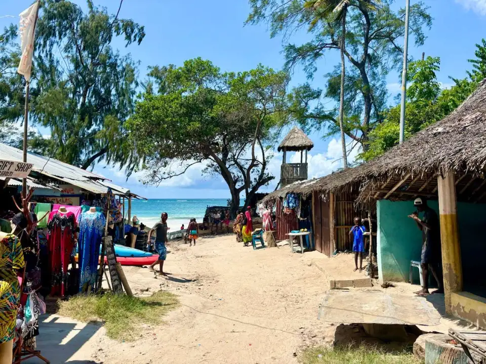 Swahili Lunch and village life experience as seen during an affordable diani ocean bliss, kongo river canoeing and sand dune safari by Belli asili voyages the best tour company in Kenya for coastal trips.