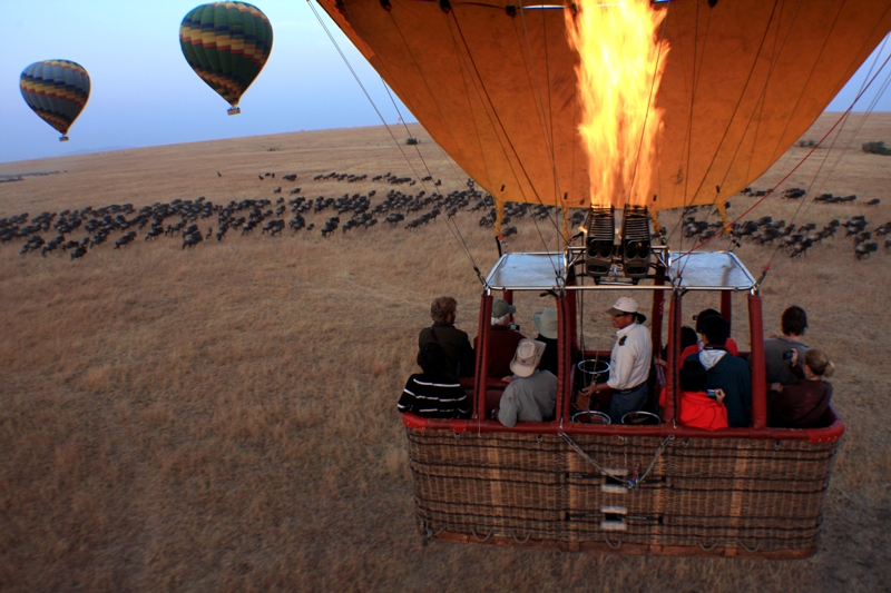 Balloon safari in masai mara a memorable experience for Magical Kenya Safari
